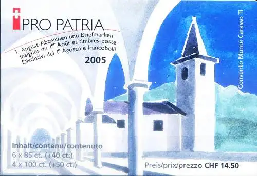 Pro Patria 2005. Libretto.