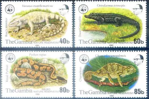 Fauna. Artengeschützt. WWF 1981.