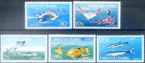 Kolumbien. Fauna. Fische 1966.