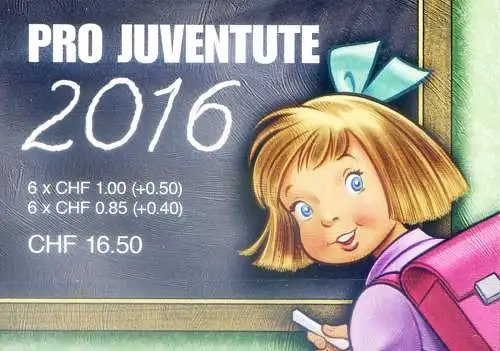 Pro Juventute 2016. Libretto.
