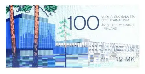 Druck der ersten Banknoten 1985. Libretto.