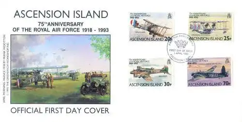 RAF 1993. 2 FDC.