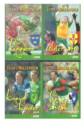 Irland. Sport. Team des Jahrtausends 1999. 4 Hefte.