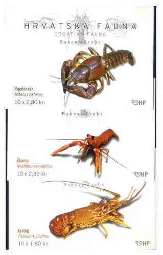 Kroatien. Fauna. Krustentiere 2007. 3 Hefte.