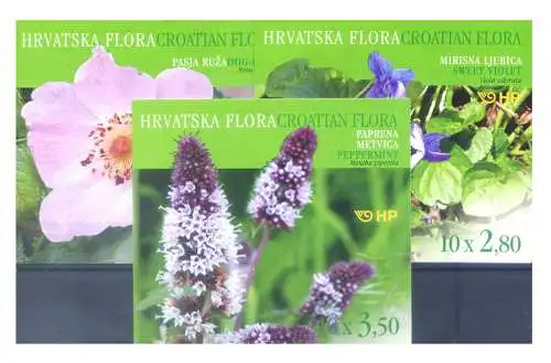 Kroatien. Flora. Blumen 2004. 3 Hefte.