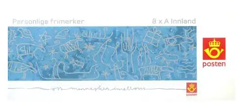 Norwegen. Grußmarke 2007. Libretto.