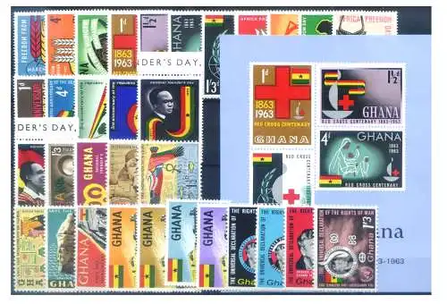 Ghana. Kompletter Jahrgang 1963.