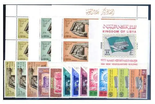 Libyen. Kompletter Jahrgang 1966.