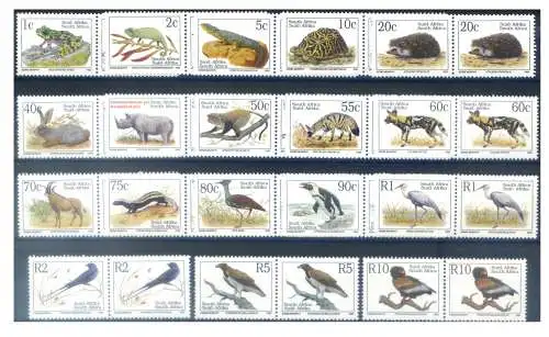 Südafrika. Definitiv. Wildtiere 1993. Paare.