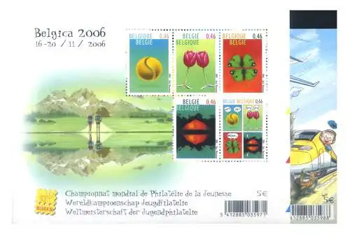 Belgien. Belgien 2006. 2 Zettel.