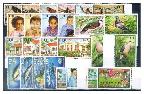 Fidschi. Kompletter Jahrgang 2001.