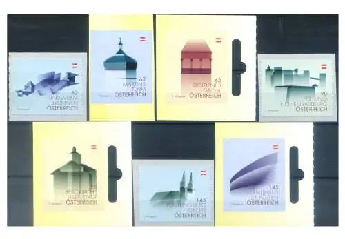 Österreich. Zeitgenössische Architektur 2013. Selbstklebend.