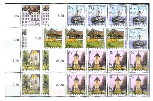 Österreich. Definitiv. Urlaub in Österreich 2003. Blöcke von 8.