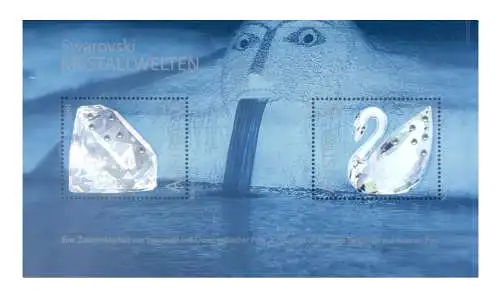 Österreich. Swarovski Kristalle 2004. Blatt.
