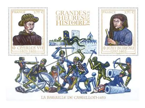 Frankreich. Schlacht von Castiglione 2023. Blatt.