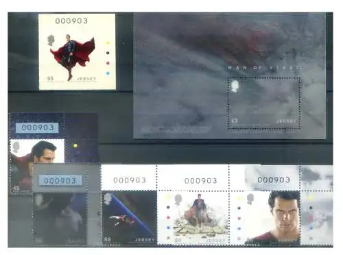 Jersey. Kino. Superman 2013. Serie + Zettel.