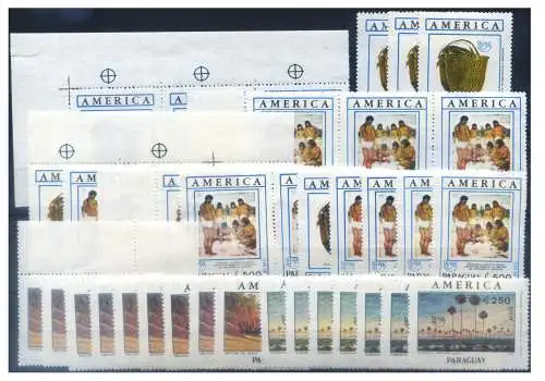 Paraguay. UPAEP. Kleines Emissionsset 1990-1998.