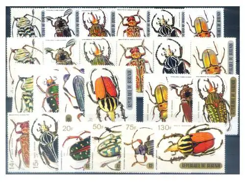 Burundi. Definitiv. Kakerlaken 1970.