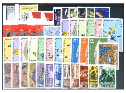 Albanien. Kompletter Jahrgang 1970. Ohne Zettel und ohne Industriegebäude.