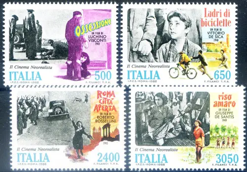 Italienische Republik. Kino 1988.