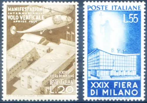 Italienische Republik. Fiera Milano 1951.