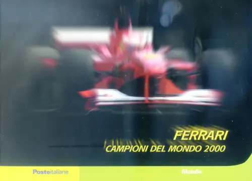 Italienische Republik. Autos. Ferrari 2001. Ordner.