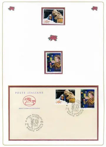 Italienische Republik. Weihnachten 2002. Ordner.