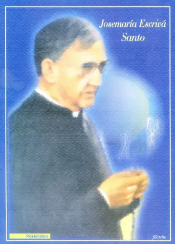 Italienische Republik. Opus Dei. Josemaria Escriva 2002. Ordner.