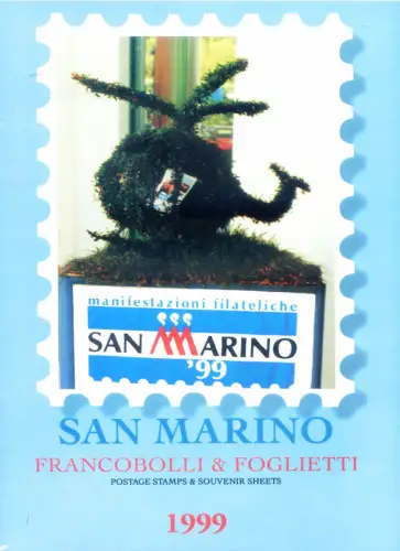 San Marino. Kompletter Jahrgang 1999. Ordner.