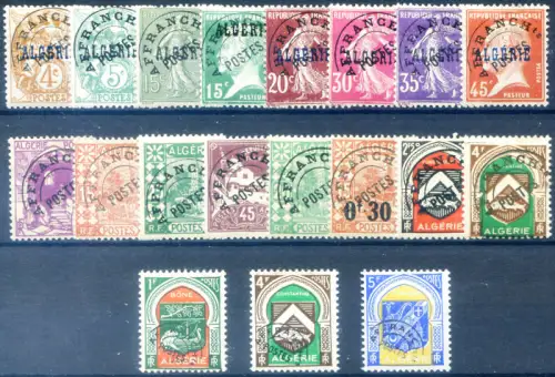Algerien. Vorgestempelt 1924-1958. Linguellati.