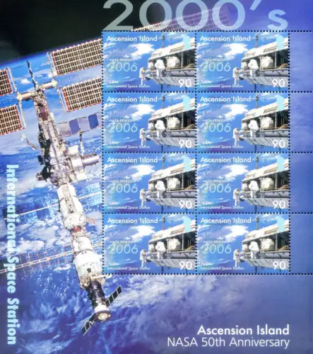 Aufstieg. Astronautica 2008. 6 Miniblätter.