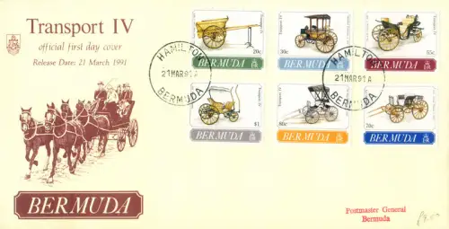 Transporte 1991. FDC.