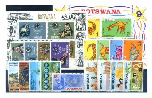 Botswana. Kompletter Jahrgang 1970.