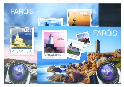 Mosambik. Scheinwerfer 2014. Serie + Zettel.