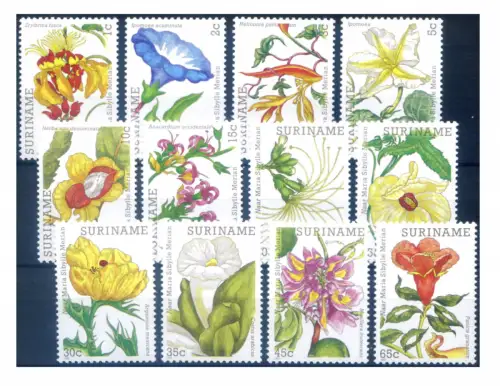 Suriname. Definitiv. Flora. Blumen 1983.
