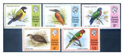 Isole Salomon. Definitiv. Fauna. Vögel 1975.