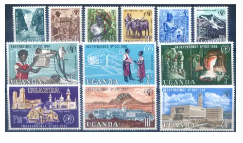 Uganda. Unabhängigkeit 1962.