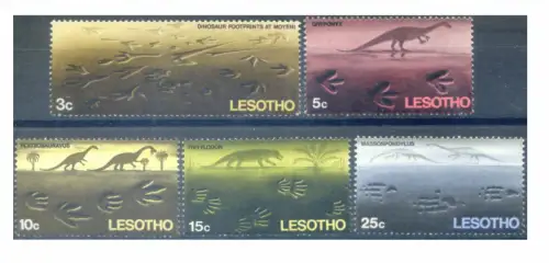 Lesotho. Dinosaurier 1970.