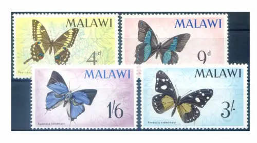 Malawi. Fauna. Farfalle 1966.