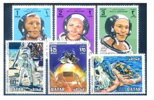 Katar. Astronautica. Erste Mondlandung 1969.