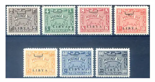 Libyen. Segnatasse 1951.