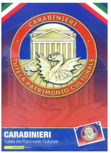 Italienische Republik. Carabinieri. Kulturerbeschutz 2009. Ordner.