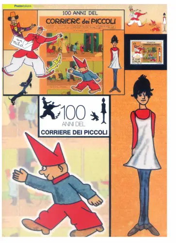 Italienische Republik. Corriere dei Piccoli 2008. Ordner.