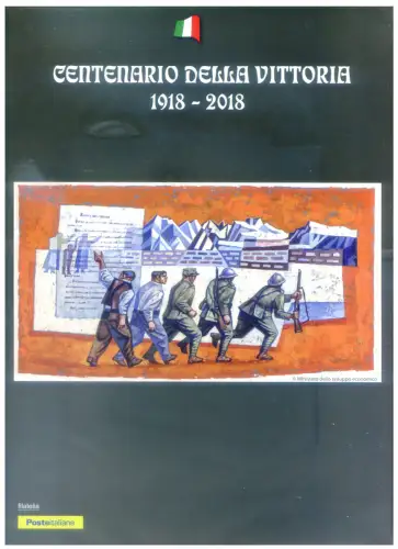 Italienische Republik. Erster Weltkrieg 2018. Ordner.