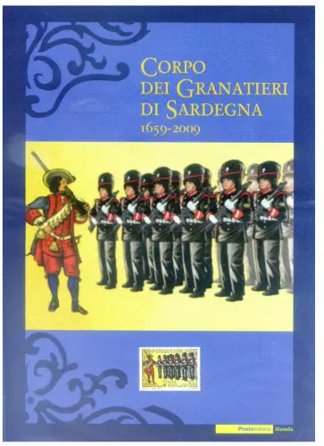 Italien Republik. Granatieri di Sardegna 2009. Ordner.