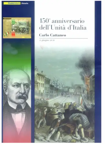 Italienische Republik. Carlo Cattaneo 2011. Ordner.