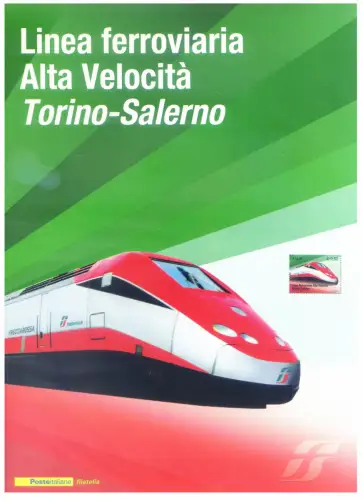 Italienische Republik. Hochgeschwindigkeitsbahn 2010. Ordner.