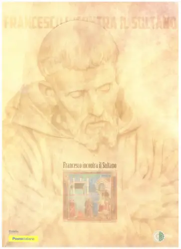 Italienische Republik. Franziskus trifft den Sultan 2019. Ordner.