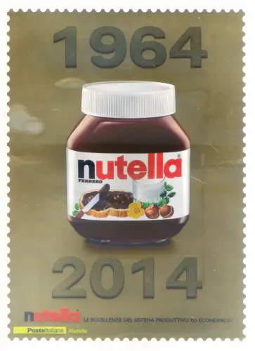 Italienische Republik. Ferrero Nutella 2014. Ordner.