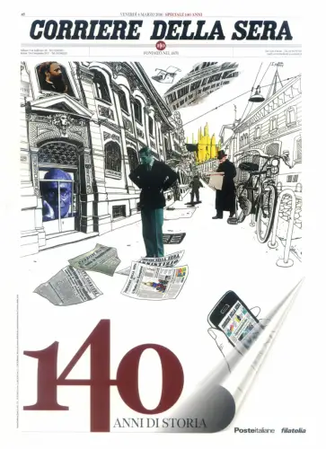 Italienische Republik. Corriere della Sera 2016. Ordner.